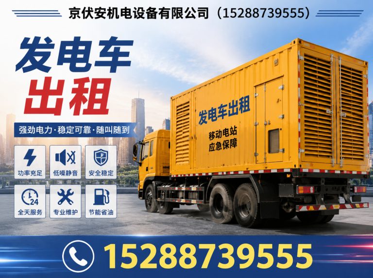 新余发电车租赁展示图
