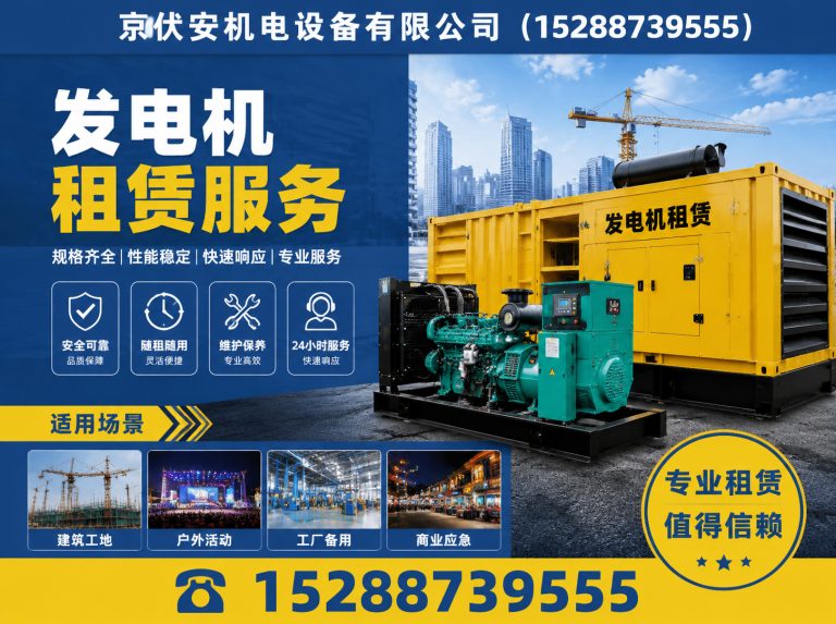 新余柴油发电机组出租展示图